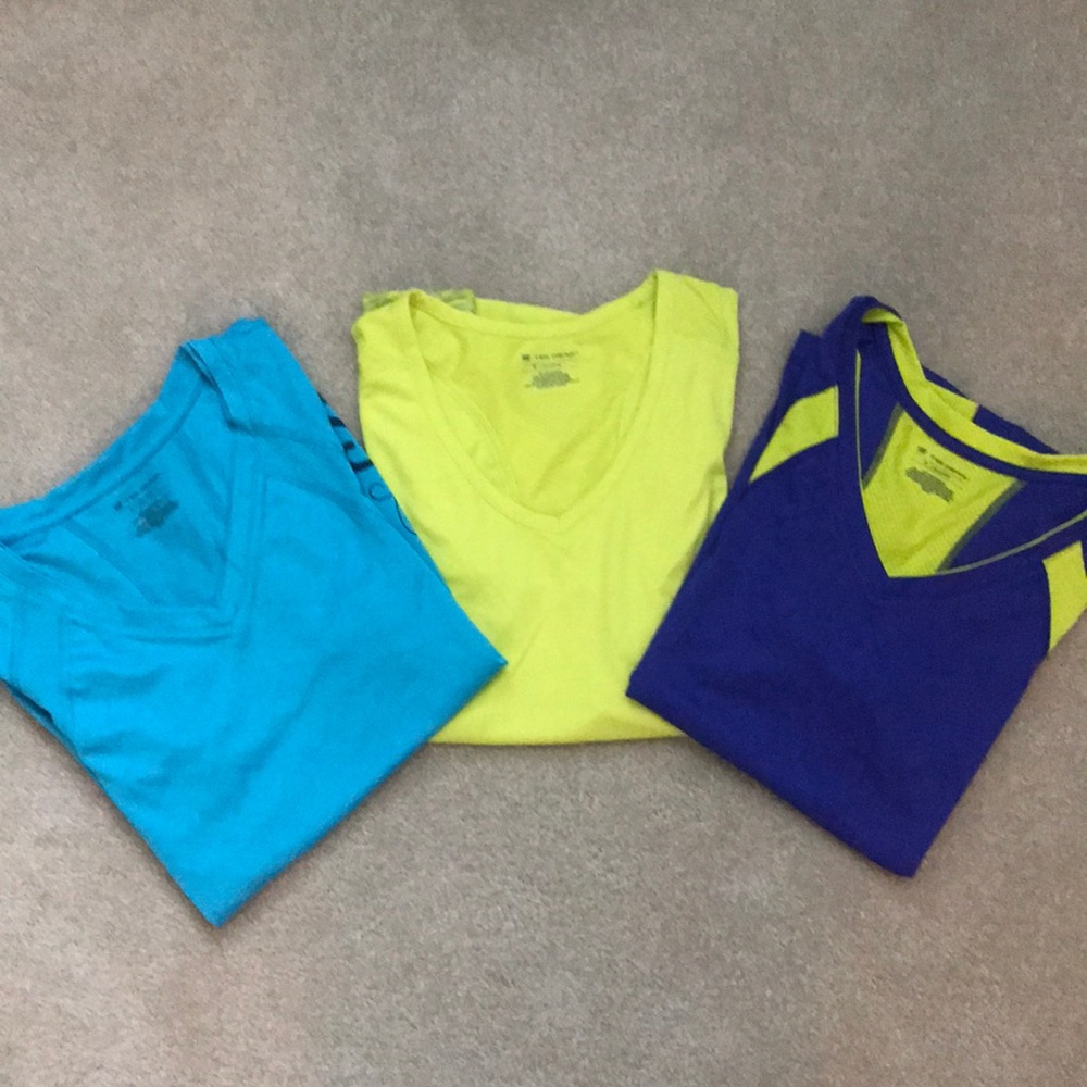 Tek Gear Workout T-Shirt Duo ( Purple & Yellow)